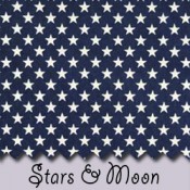 Stars and moon